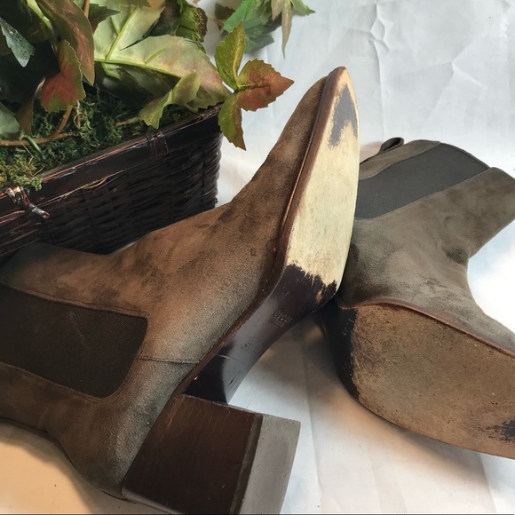 🍂Gucci Brown Suede Ankle Booties - Picture 4 of 6